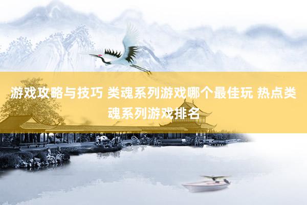 游戏攻略与技巧 类魂系列游戏哪个最佳玩 热点类魂系列游戏排名